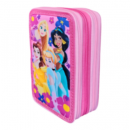 Penar cu 3 compartimente, echipat, 45 piese, multicolor, Princess, Disney [2]