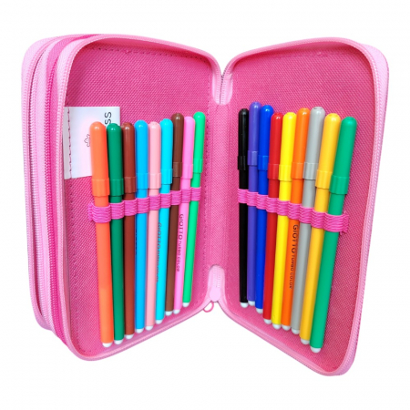Penar cu 3 compartimente, echipat, 45 piese, multicolor, Princess, Disney [5]
