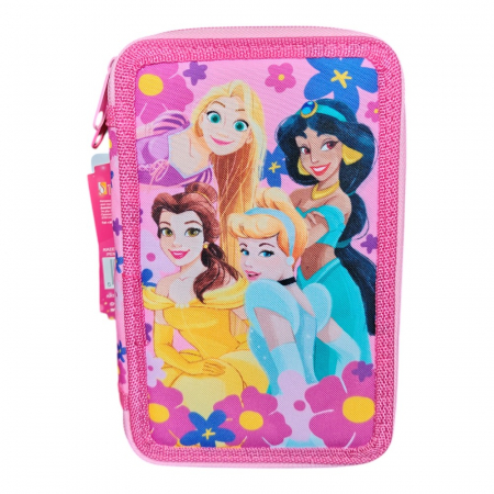 Penar cu 3 compartimente, echipat, 45 piese, multicolor, Princess, Disney [1]