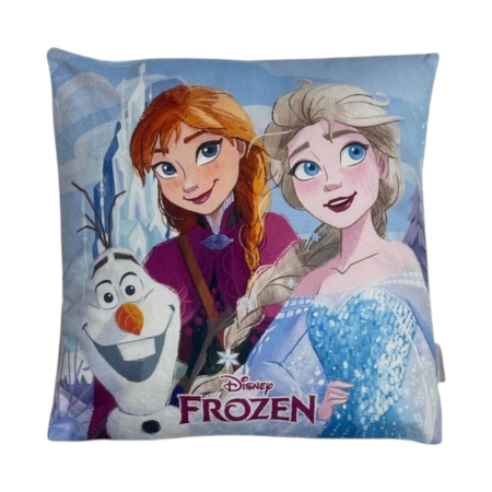 Textile - Pernă multicolor cu două fețe, 40x40 cm, Happy, Frozen