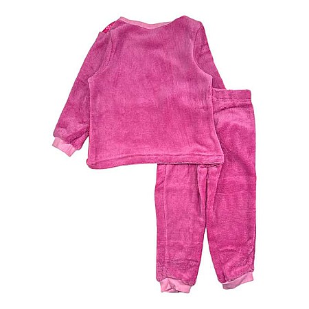 Pijama copii, cu mânecă lungă, cocolino, fucsia, Minnie Mouse, Disney [3]