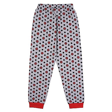 Pijama mânecă lungă fete, bumbac, Ladybug Roșu [4]