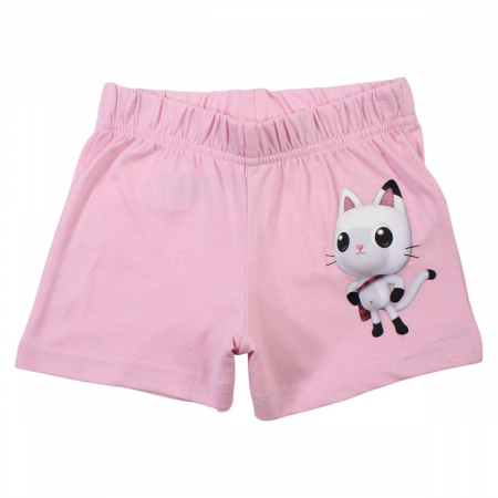 Pijamale copii cu maneca scurta, 100% bumbac, multicolor, Happy Days, Gabby's Dollhouse [3]