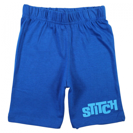 Pijamale copii cu maneca scurta, 100% bumbac, multicolor, Happy Days, Stitch [3]
