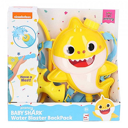 Pistol cu apă pentru copii, cu rezervor, galben, Baby Shark [2]