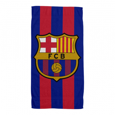 Textile - Prosop de baie, Grande, 180x100 cm, 100% bumbac, FC Barcelona