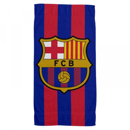 Textile - Prosop de baie, Grande, 180x100 cm, multicolor, FC Barcelona