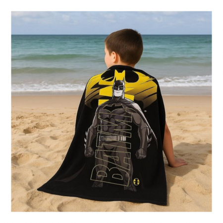 Prosop de baie pentru copii, 100% bumbac, multicolor, 70x140 cm, Batman [1]