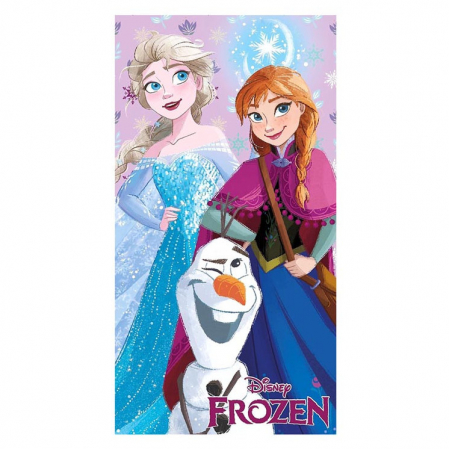 Prosop de baie pentru copii, multicolor, 70x140 cm, So fun, Frozen