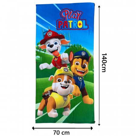 Prosop de baie pentru copii, multicolor, 70x140 cm, So fun, Play, Paw Patrol [1]
