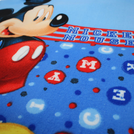 Prosop de baie pentru copii, tip poncho, multicolor, 50x100 cm, So fun, Mickey Mouse [2]