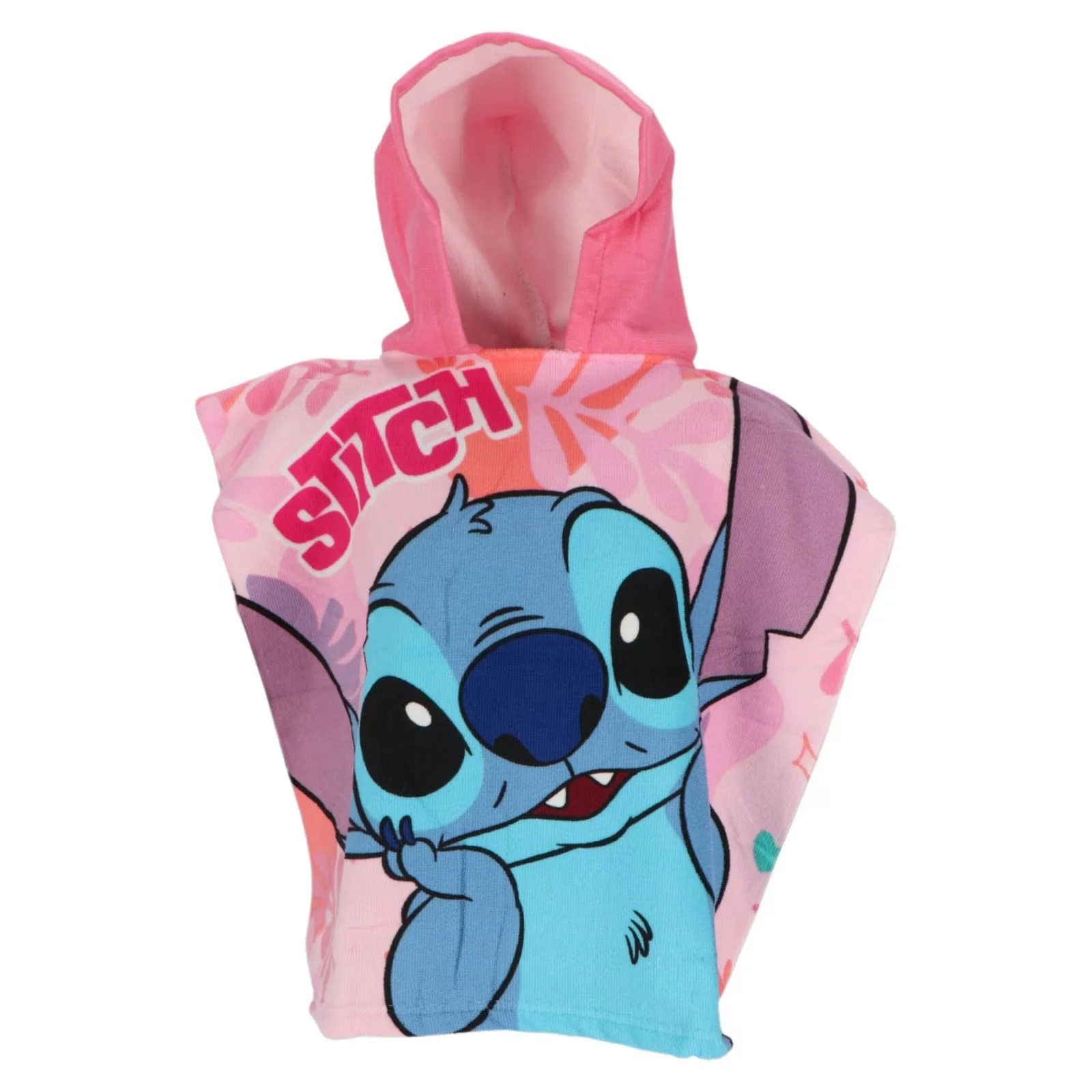 Prosoape - Prosop de baie pentru copii, tip poncho, multicolor, 50x100 cm, So fun, Stitch, Disney