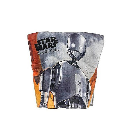 Prosoape - Prosop Poncho, pentru copii, 100% bumbac, cu glugă, 50 x 100 cm, multicolor, Star Wars