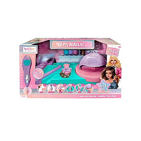 Articole înfrumusețare fetițe - Set manichiură copii 7 piese WOW Generation, Multicolor