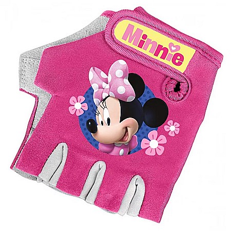 Mănuși de ciclism fără degete pentru copii, multicolor, mărimea 2-6 ani, Minnie Mouse