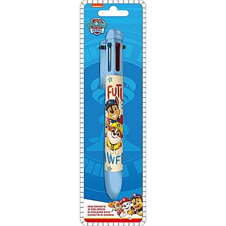 Accesorii școlare - Pix 6 culori, multicolor, Paw Patrol