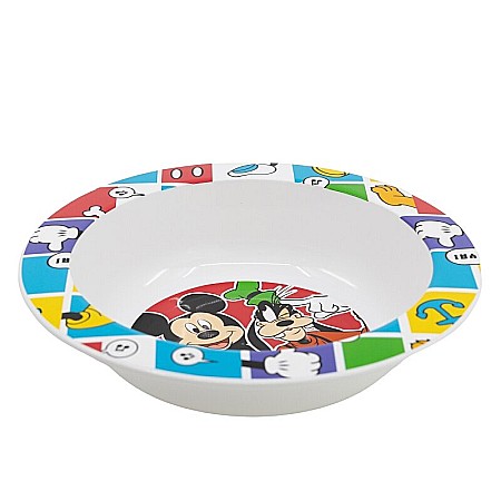Bol plastic, multicolor, pentru copii, fără BPA, ce poate fi utilizat și la microunde, 16 cm, Better Together, Mickey Mouse [1]