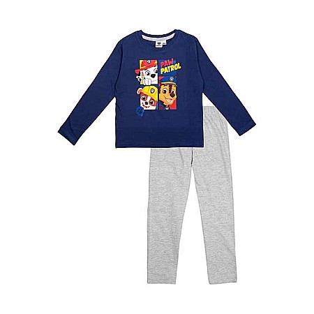 Pijamale maneca lunga - Pijama copii, cu mânecă lungă, 100% bumbac, multicolor, Team, Paw Patrol
