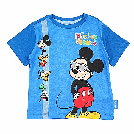 Tricouri copii - Tricou copii, 100% bumbac, albastru, Friends, Mickey Mouse