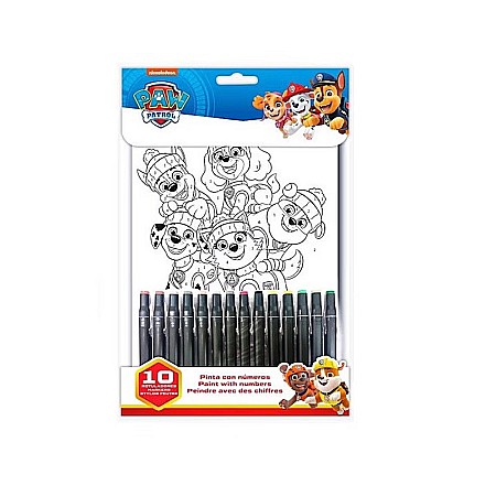 Accesorii școlare - Set pentru colorat, Paw Patrol