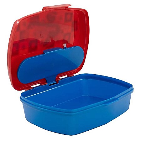 Cutie sandwich cu lingură și furculiță, multicolor, plastic fără BPA, Arachnid, Spiderman [2]