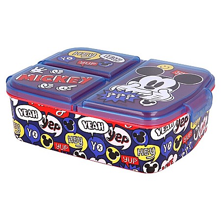 Cutii sandwich - Cutie pentru prânz, multicolor, fără BPA, Mickey Mouse, 1205