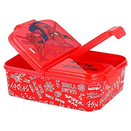 Cutie sandwich, multicompartimente, multicolor, fără BPA, Disney, Spiderman [2]