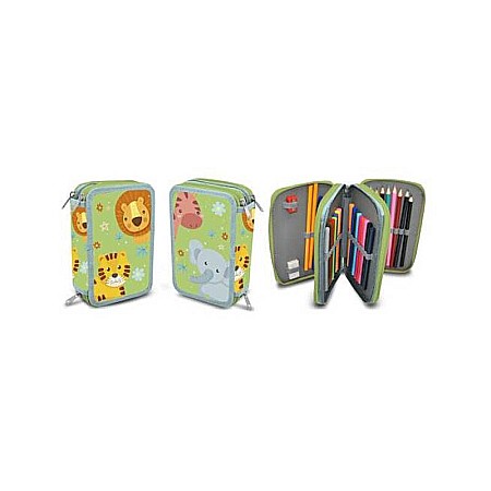Penar echipat cu 3 compartimente, multicolor, Into the Jungle [1]