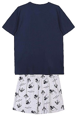 Pijama Star Wars Boba Fett cu tricou și pantaloni scurți din bumbac [3]