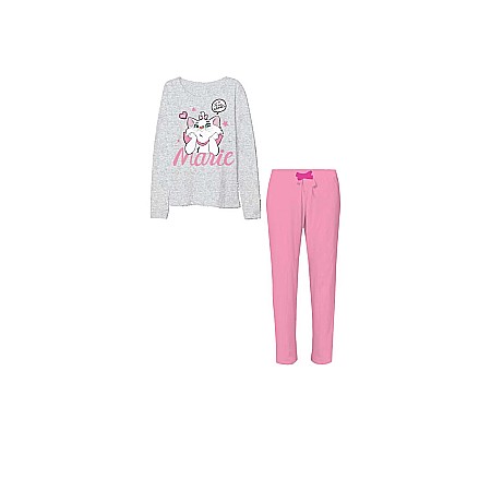 Copii - Pijama copii, cu mânecă lungă, multicolor, Disney, The Aristocats, mre01