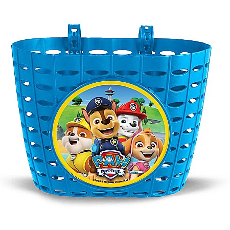 Coș pentru bicicletă, 20x15x15 cm, plastic, multicolor, Paw Patrol