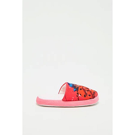 Papuci copii, plușați, multicolor, talpă antiderapantă, Team, Miraculous, LadyBug [1]