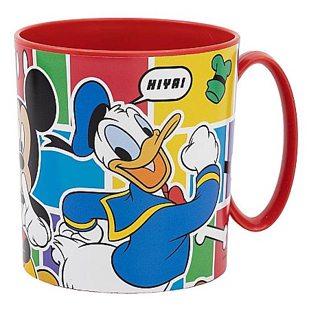 Copii - Cană plastic microunde Mickey Mouse Disney Better Together 350 ml Roșu