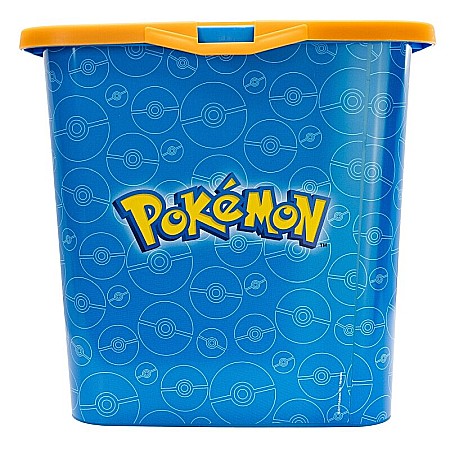 Cutie pentru depozitare, din plastic, cu capac, 23 L, multicolor, 40x27x29 cm, Rock, Pokemon [3]