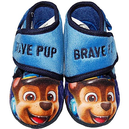 Încălțăminte interior, material textil, cu scai, albastru, Paw Patrol [1]