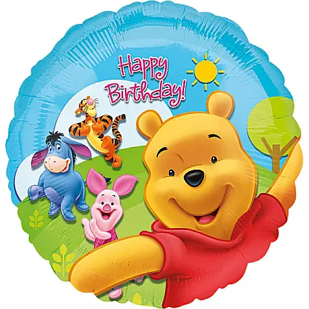 Baloane - Balon folie Winnie the Pooh &amp; Friends Happy Birthday