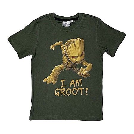 Tricouri copii - Tricou copii, 100% bumbac, I Am Groot, verde,  Guardians of the Galaxy