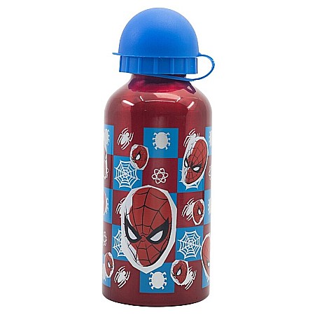 Sticlă de apă, pentru copii, din aluminiu, fără BPA, multicolor, 400 ml, Arachnid, Spiderman [1]