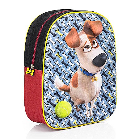 Ghiozdan multicolor 3D, 33 x 25 x 9 cm, Secret Life of Pets [0]