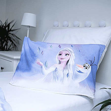 Set lenjerie pat copii, multicolor, 2 piese, 100% bumbac, 100x135 cm, 40x60, Elements, Frozen, Disney [1]