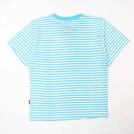 Tricou copii, 100% bumbac, alb/albastru, Lee Cooper [1]