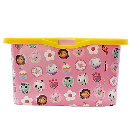 Cutie pentru depozitare, din plastic, cu capac, 13 L, multicolor, 39x29x15 cm, Gabby's Dollhouse [2]