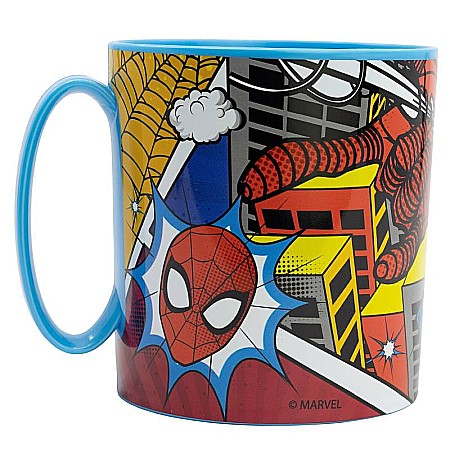 Cană plastic microunde Spiderman, 350 ml Albastru [1]