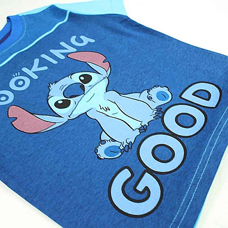 Pijamale copii, multicolor, 100% bumbac, Good, Stitch [3]