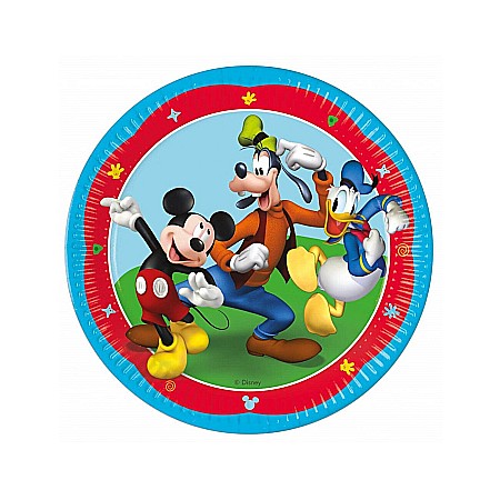 Veselă - Set 8 farfurii Mickey Mouse