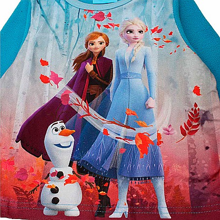 Pijamale copii cu mânecă lungă, polar, albastru, Frozen [2]