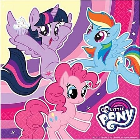 Articole pentru petrecere - Set 20 șervețele hârtie My Little Pony 33 x 33 cm