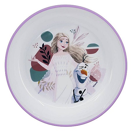 Bol plastic, 14 cm, antiderapant, multicolor, compatibil cu microunde, fără BPA, Trust, Frozen [1]