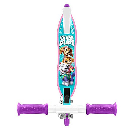 Trotinetă pliabilă cu 2 roți 3 ani +, sarcina maximă 50 kg, rulmenți ABEC 5, multicolor, ghidon ajustabil, mânere pliabile, platforma antiderapantă, frână posterioară cu piciorul, Paw Patrol [2]