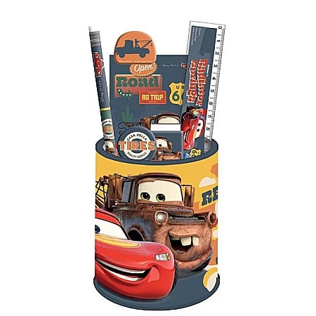Rechizite - Set rechizite școlare, 7 piese, Knights, Cars, Disney